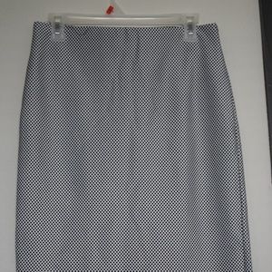 Black Polk a Dot Skirt